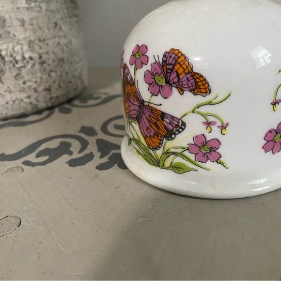 Vintage Floral Butterfly Ceramic Plant Mister Cottage core Eclectic - Picture 5 of 5